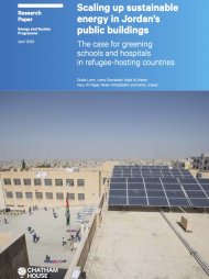 Scaling up sustainable energy in Jordan’s public buildings: The case for greening schools and hospitals in refugee-hosting countries.