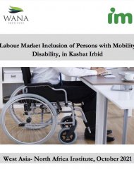 Labour Market Inclusion of Persons with Mobility Disability, in Kasbat Irbid 