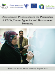 Development Priorities from the Perspective of CSOs, Donor Agencies and Government: Summary
