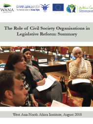 The Role of Civil Society Organisations in Legislative Reform: Summary