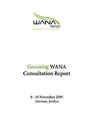 Greening WANA Consultation Report
