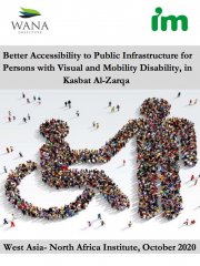 Better Accessibility to Public Infrastructure for Persons with Visual and Mobility Disability, in Kasbat Al-Zarqa