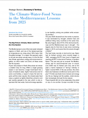 The Climate-Water-Food Nexus in the Mediterranean: Lessons from 2025