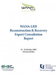 WANA-led Reconstruction and Recovery Expert Consultation Report