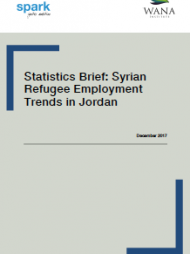 ملخص إحصائي: اتجاهات التوظيف للاجئين السوريين في الأردن
