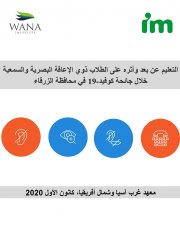 التعليم عن بعد وأثره على الطلاب ذوي الإعاقة البصرية والسمعية خلال جائحة كوفيد- 19 في محافظة الزرقاء
