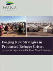 تشكيل استراتيجيات جديدة في أزمات اللاجئين  الممتدة: اللاجئون السوريون واقتصاد الدولة المضيفة - دراسة حالة (الأردن)