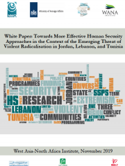 White paper: Towards More Effective Human Security Approaches in the Context of the Emerging Threat of Violent Radicalisation in Jordan, Lebanon, and Tunisia