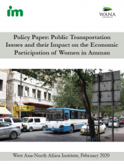 Policy Brief: Public Transportation Issues and their Impact on the Economic Participation of Women in Amman